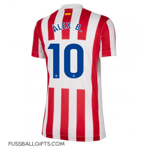 Atletico Madrid Alex Baena #10 Fußballbekleidung Heimtrikot Damen 2025-26 Kurzarm